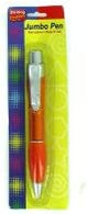 Jumbo pen with pocket clip, Case of 72