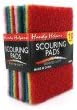 40 Pack of Multi-colored scouring pads