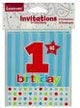 8 pack 1st birthday invites