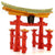 Blue Ribbon Japanese Torii Gate Ornament - 7