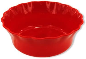 5.5"x2.5" Round Plastic Fluted Bowl