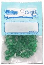 round plastic beads assorted colors - Pack of 75