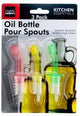 3 pack oil bottle pour spouts, Case of 72