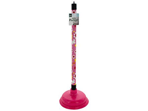 Floral Print Toilet Plunger - Pack of 16