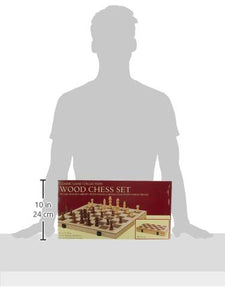 Deluxe Folding Wood Chess Set