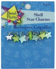 bulk buys Pastel Shell Star Charms - Pack of 48