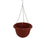 Bulk Buys Hanging Flower Pot with Metal Link Chain - Pack of 12