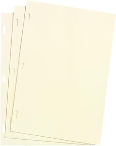 Wilson Jones 90110 Plain Ledger Paper, 11-Inch x8-1/2-Inch, 100/BX, Ivory Super Linen