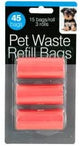 Bulk Buys Pet Waste Refill Bags - Pack of 96