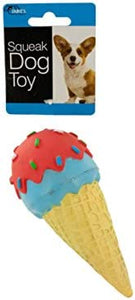 duke039;s Ice Cream Cone Squeak Dog Toy - Pack of 24