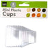 8 pack mini plastic condiment cups, Case of 36