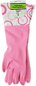 Bulk Buys Bathroom Cleaning Gloves with Nylon Cuffs 30-PK