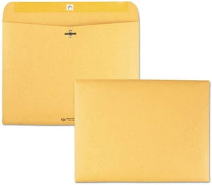 Redi-File Clasp Envelope, Contemporary, 12 x 9, Brown Kraft, 100/Box