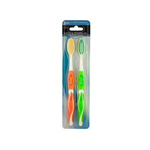 Colorful Soft Grip Toothbrush Set - Pack of 96