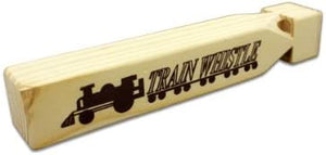24 Packs of Wooden train whistle