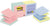 Post-it Pop-up Notes Pop-up Refill 4 Alternating Marseille Colors 3 x 3, 100/Pad 12 Pads/Pack