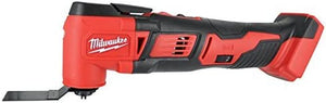 MILWAUKEE'S 2626-20 M18 18V Lithium Ion Cordless 18,000 OPM Orbiting Multi Tool with Woodcutting Blades and Sanding Pad with Sheets Included (Battery Not Included, Power Tool Only)