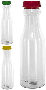 Plastic Soda Pop Style Drinking Bottle with Cap Case of 72