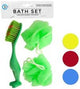 Bath Sponges &amp; Foot Brush Set-Package Quantity,96