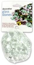 Bulk Buys CC242-24 3/4&quot; Decorative Glass Stones - Pack of 24