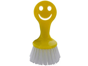 smiley face dish brush, Case of 54
