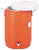 Insulated Water Cooler, 5 Gal, Orange, 10