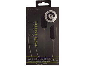 bulk buys Hype Jolt Black Wireless Sport Earbuds - Pack of 2