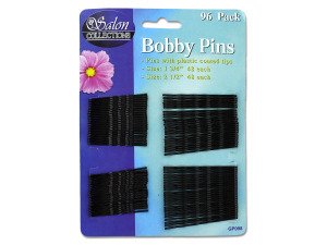 Black Bobby Pins, Case of 40