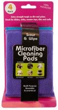 Multi-Purpose Microfiber Cleaning Pads-Package Quantity,48