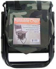 bulk buys Camouflage Foldable Chair with Zipper Gear Pouch (Case of 16)