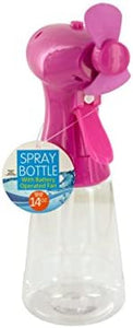 bulk buys 14 oz. Spray Bottle with Battery Operated Fan - Pack of 6