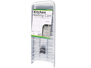 Small 3-Tier Rolling Kitchen Cart - Pack of 2