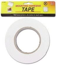bulk buys Mounting Adhesive Tape, 20-Foot Roll, Case of 36