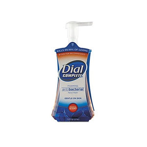 Dial Complete - Antimicrobial Foaming Hand Soap, Original Scent, 7.5oz Pump Bottle - 8/Carton