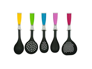 Kitchen Utensil With Colorful Handle - Pack of 54