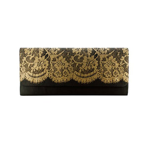 Bulk Buys Ladies Clutch Bag with Lace Print (Set of 24)
