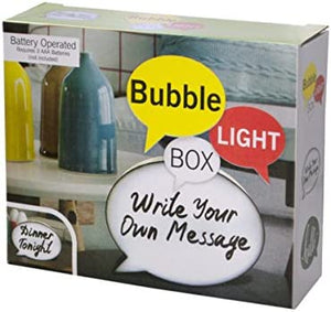 bulk buys Mini Bubble Light Box Message Board with Markers - Pack of 8