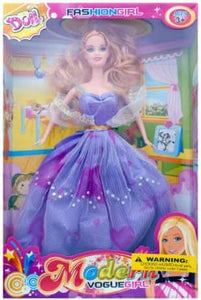Bulk Buys fashion doll w/gown (Set of 16)