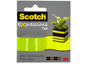 Scotch Expressions Lime Green Tape - Pack of 24
