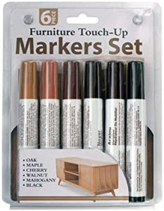 bulk buys Furniture Touch-Up Markers Set - Pack of 12