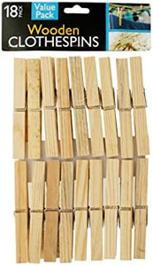Wooden clothespins-Package Quantity,96