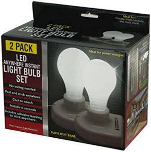 LED Anywhere Instant Light Bulb Set - Pack of 4
