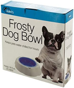 DUKES 16 oz. Frosty Water Chilling Dog Bowl - Pack of 4