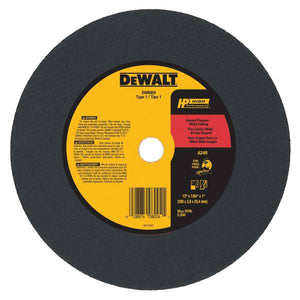 DEWALT 12"x7/64"x1" HP Chop Saw Wheel