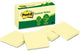 Post-it Greener Notes - Recycled Notes, 3 x 3, Canary Yellow, 12 100-Sheet Pads/Pack 654-RP-YW (DMi PK