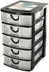 Bulk Buys 5 Drawer Desktop Storage Organizer - Pack of 16