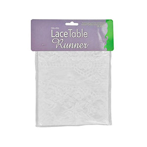 White Lace Table Runner - Pack of 48