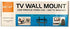 Bulk Buys Medium Low Profile TV Wall Mount - Pack of 2