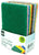 Multi-colored scouring pads - Pack of 80