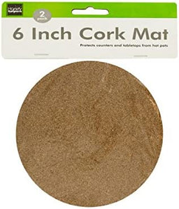 Medium Cork Mat Set - Pack of 24